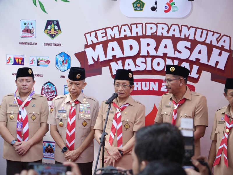 Kemah Pramuka Madrasah Nasional 2024: Wujudkan Generasi Adaptif dan Kreatif 