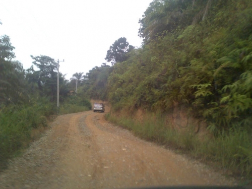 Begini Kondisi Jalan di 5 Desa Pasca Konflik Kampar,Rohul: Saat Kemarau Berdebu, Hujan Bagai Bubur
