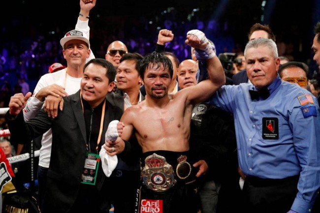 Pacquaio Menang Angka atas Broner 