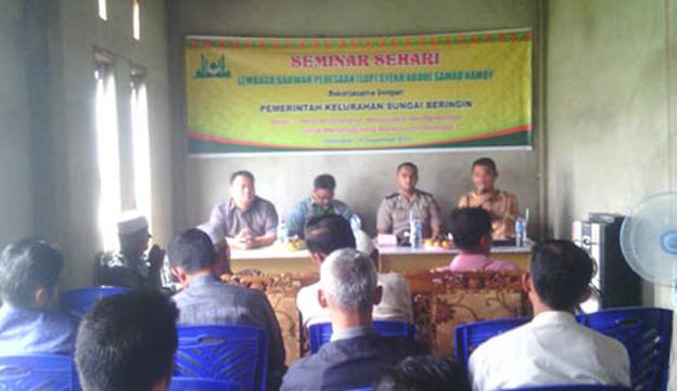 LDP Syekh Abdul Samad Inhil Taja Seminar Bahaya Laten Narkoba