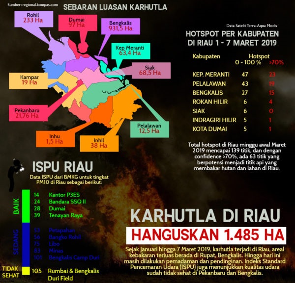 Polusi Asap Kembali Melanda Riau, Gubernur Segera Bentuk Fasilitas Pelayanan Korban Karhutla