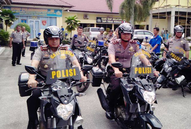Kapolres Kampar Serahkan 27 Sepeda Motor 