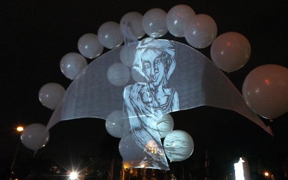 Wayang Ajen Ramaikan Peringatan Sumpah Pemuda
