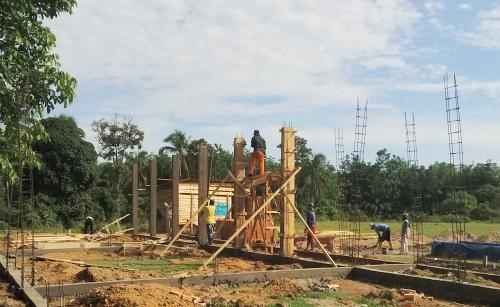 Konsultan Pengawas Tak di Tempat, Tim Teknis Cekcok dengan Pekerja SMPN 4 Pangean