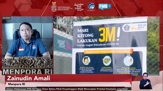 Menpora Tekankan Penerapan Prokes Ketat pada PON XX