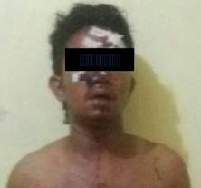 Jambret Dihajar Warga Rohul, Sepeda Motor Pelaku Dibakar Massa 