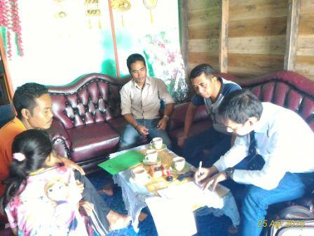 Tuntut PT IJA, Warga Sungai Bungus, Inhil Serahkan Perkara Kerusakan Kebun Kepada Pengacara 
