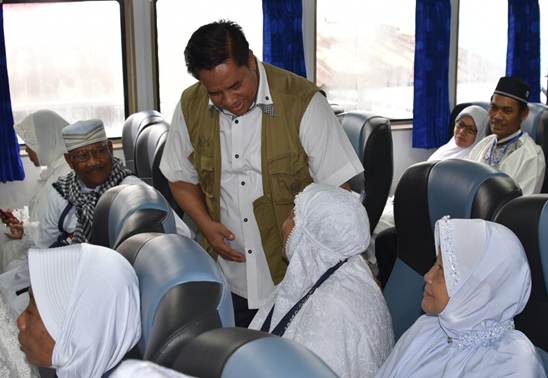 Jamaah Haji Kloter II Sedang dalam Perjalanan Menuju Bengkalis 