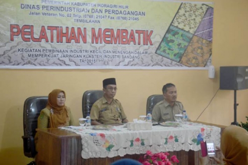 Jadi Motif Nasional, Dekranasda Bantu Promosikan Batik Khas Inhil 