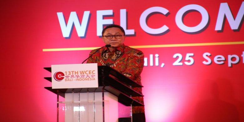 Ketua MPR: Pengusaha Tionghoa, Tidak Usah Khawatir Investasi di Indonesia