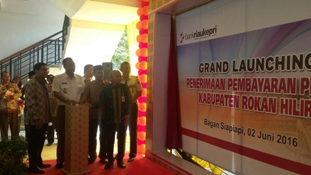 Bupati Rohil Launching Pembayaran PBB P2 Secara Online dengan BRK 