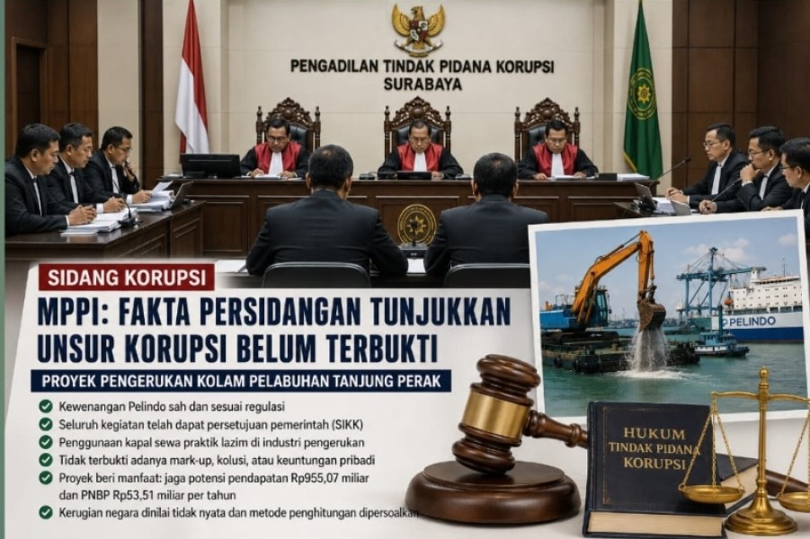 Tim Advokat Tegaskan Tak Ada Keuntungan Pribadi dalam Proyek Pengerukan Tanjung Perak