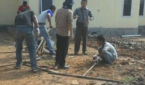 Dugaan Korupsi Pembangunan Rumah Sederhana Sehat Langgam, Unit Tipikor Turun ke Lokasi