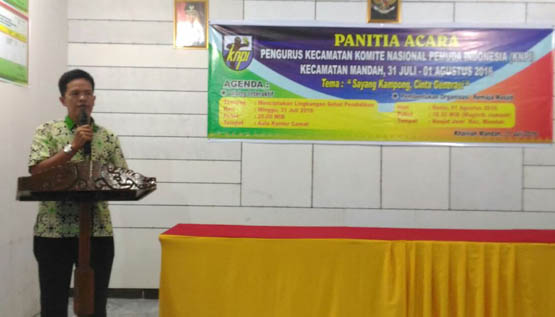 Camat Mandah Buka Dialog Pendidikan Sehat Tajaan KNPI