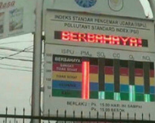 Kabut Asap Makin Pekat, Kualitas Udara di Pelalawan Sudah Berbahaya 