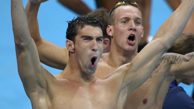 Michael Phelps Raih Emas Olimpiade Ke-19 