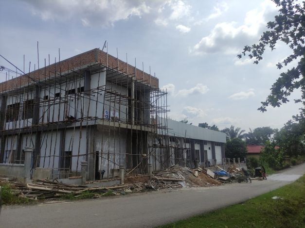 Proyek Gedung Puskesmas di Rohul Tak Tuntas Tepat Waktu