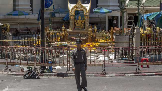 Pengeboman Bangkok Diduga Libatkan 10 Orang Pelaku
