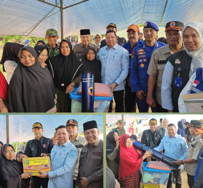 Banjir Melanda Kampar, Pemprov Riau Salurkan Bantuan untuk Warga Gunung Sahilan