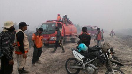 Sudah Dilakukan Pendinginan, Kebakaran Lahan Gambut di Bonai Rohul Meluas, 290 Hektar Terbakar 