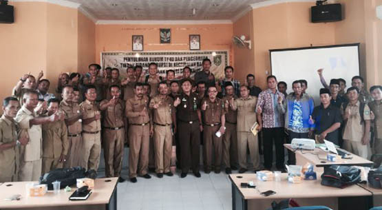 Puluhan Aparatur Desa di Bantan, Bengkalis Dibekali TP4D 