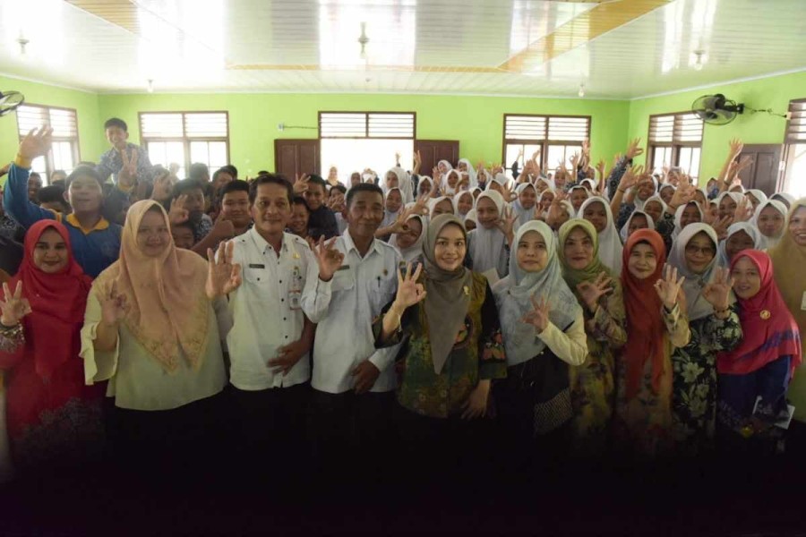 SMPN 7 Teluk Latak Jadi Sasaran, GOW dan DPPPA Bengkalis Tingkatkan Pemahaman Pelajar Tentang Bahaya Bullying