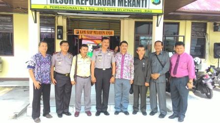 Kepala SKK Migas Sumbagut Kunjungi Polres Meranti 