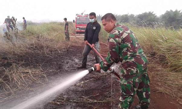 Minim Sarana, Dandim Tetap Padamkan Titik Api 