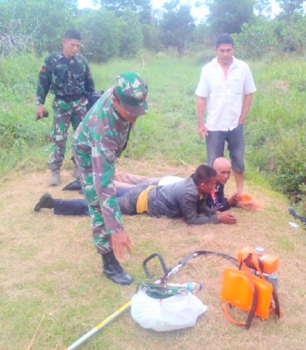 Buru Pelaku Pembakar Lahan, TNI-AD Sebar 6 Pleton Prajurit di 5 Kabupaten di Riau 