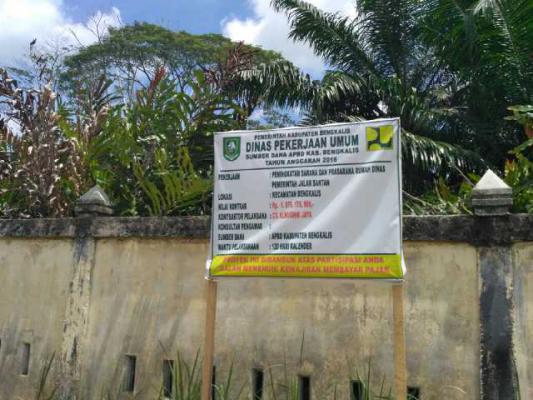 Proyek Miliaran di Rumdis Kejaksaan Bengkalis Diprotes Jaksa