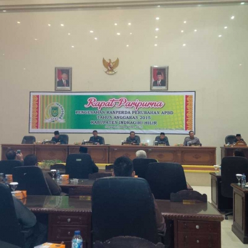 Ranperda APBD-P Inhil Disahkan Sebesar Rp2,2 Triliun