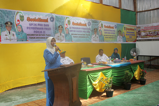 TP PKK Inhil Terus Tingkatkan Kemampuan Anggota Sampai ke Desa-desa