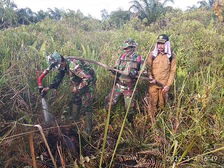 Waspada Musim Kemarau Camat Rimba Melintang; Stop Bakar Lahan dan Hutan 