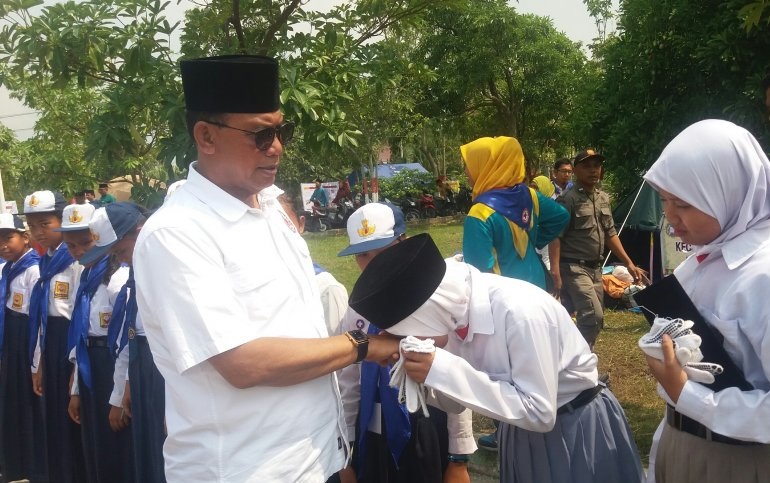 Bupati Rohil Buka Perkemahan Jumpa Bakti Gembira (Jumbara) Palang Merah Remaja 