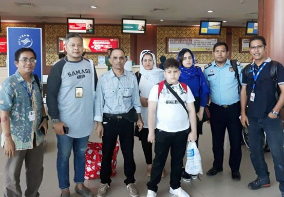 Satu Keluarga Imigran di Pekanbaru Dipulangkan ke Iran