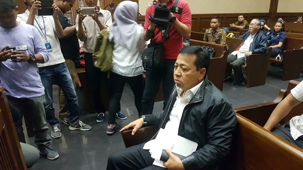 Novanto dan Johannes Kotjo Bersaksi untuk Eni 