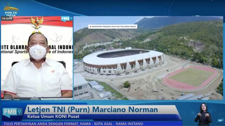Komitmen KONI Sukseskan PON XX 2021 di Papua