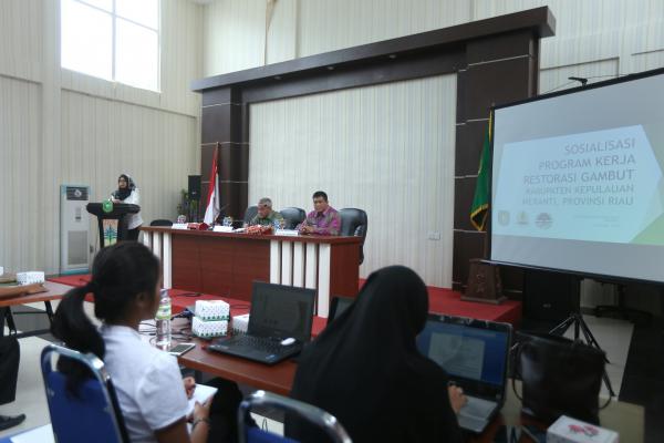 BRG Sosialisasikan Restorasi Lahan Gambut Tahun 2016 di Meranti 