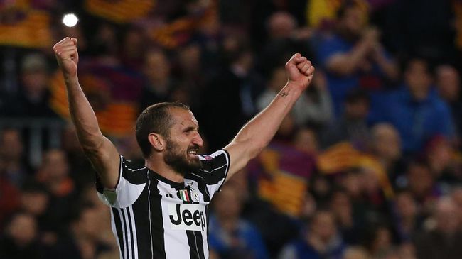 Perjuangan Chiellini Buru Gelar Magister di Akhir Musim 