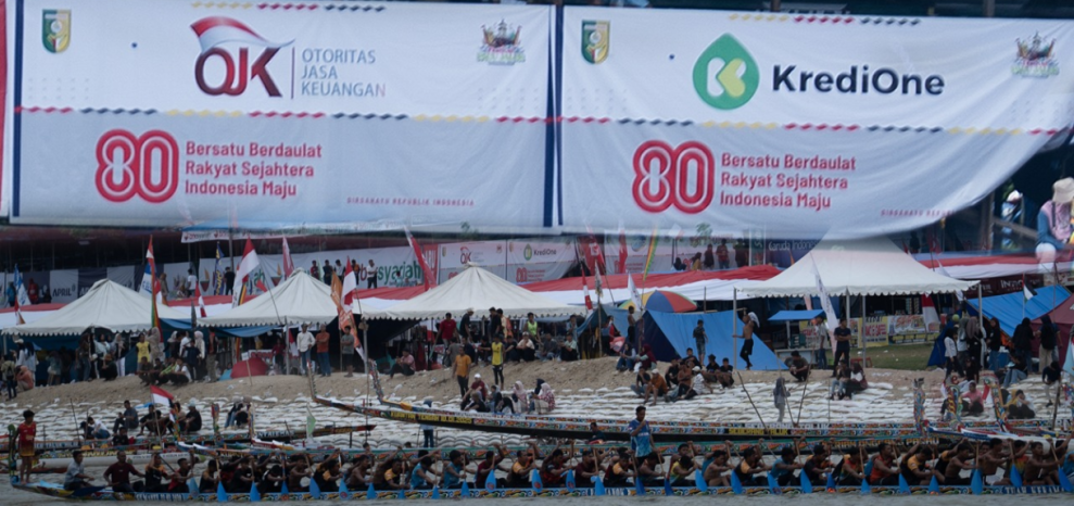 KrediOne Dukung Festival Pacu Jalur 2025, Perkuat Inklusi Keuangan dan Pelestarian Budaya Riau
