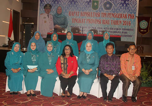 Tim PKK Inhil Ikuti Rapat Konsultasi PKK Tingkat Provinsi Riau
