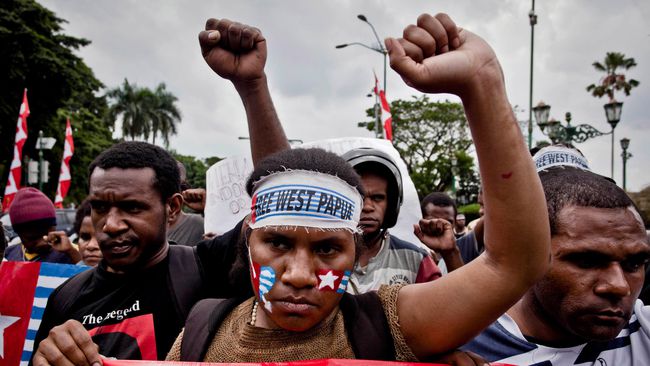 Polisi Tangkap Ratusan Peserta Unjuk Rasa di Abepura 