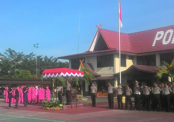 AKPB Dolifar Minta Jajaran Kompak Dukung Kepimpinannya di Polres Inhil