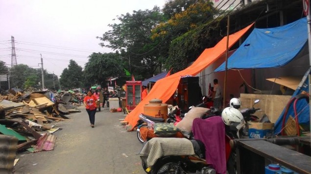 Tenda Warga Bekas Penggusuran Rawajati akan Ditertibkan 