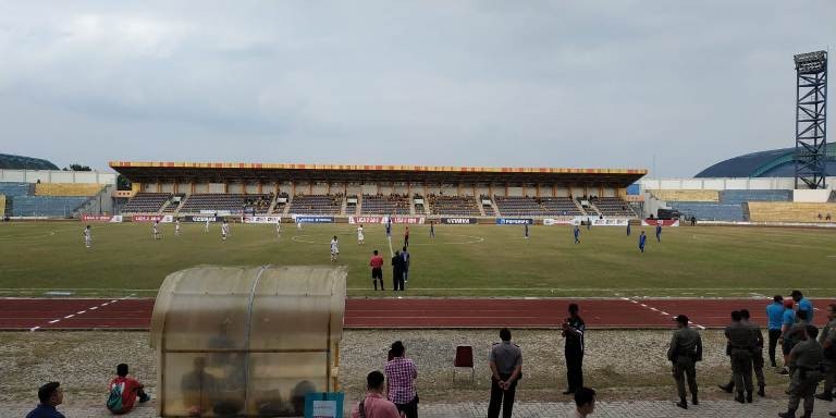 Babak Pertama, PSPS vs Aceh Babel United Masih Imbang 