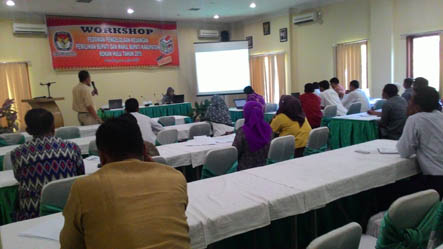 Anggota PPK Rohul Ikuti Workshop Pengelolaan Keuangan Pilkada