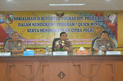 Wako Buka Sosilisasi Binmas Polda Riau 