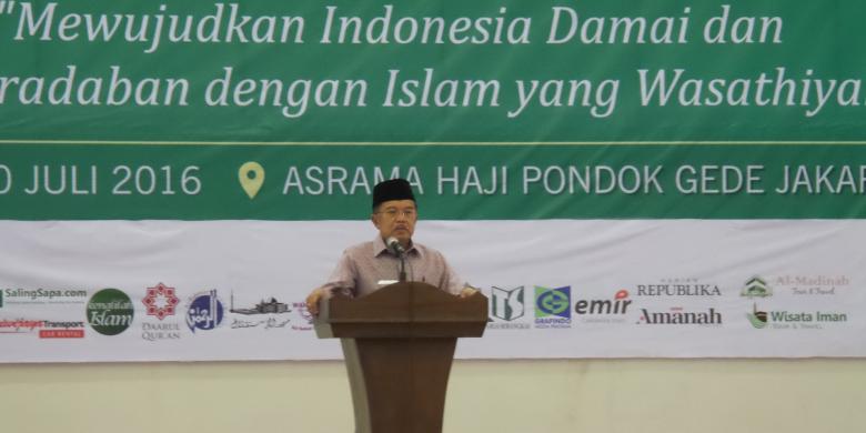 Wapres Kalla Berharap Umat Islam Tingkatkan Peran di Berbagai Bidang