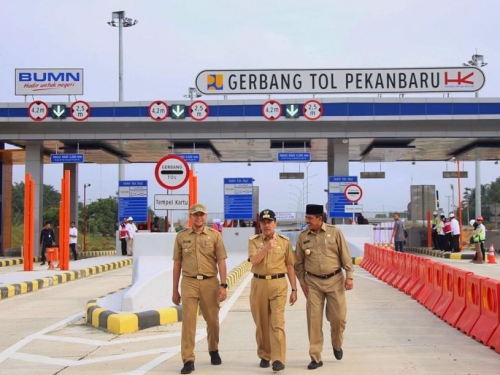 Gubri Syamsuar: Sebelum Lebaran Tahun Ini Tol Pekanbaru - Dumai 100 Persen Berfungsi 