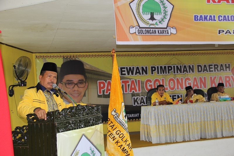 Masnur dan Eka Siap Rebut Ketua Golkar Kampar 